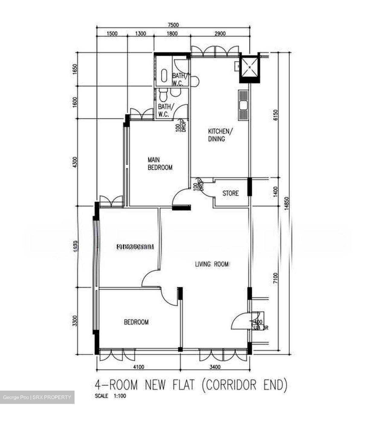 Blk 706 Chong Pang Green (Yishun), HDB 4 Rooms #549985941